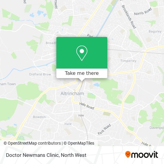 Doctor Newmans Clinic map