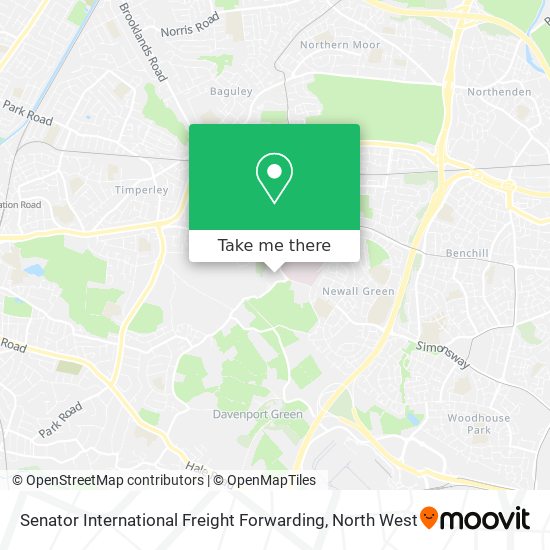 Senator International Freight Forwarding map