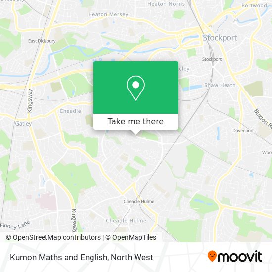 Kumon Maths and English map