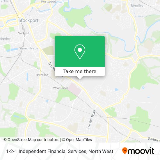 1-2-1 Independent Financial Services map