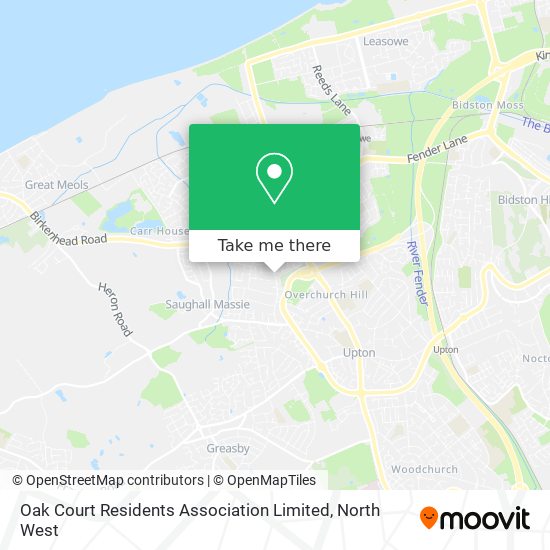 Oak Court Residents Association Limited map