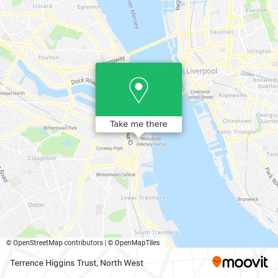 Terrence Higgins Trust map