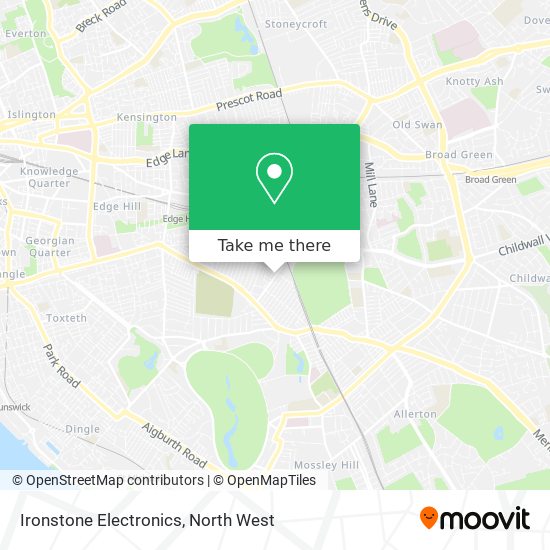 Ironstone Electronics map
