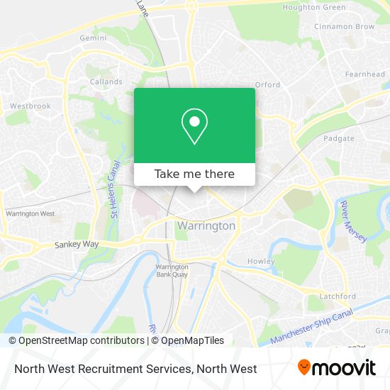 North West Recruitment Services map