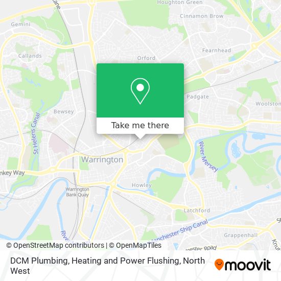 DCM Plumbing, Heating and Power Flushing map