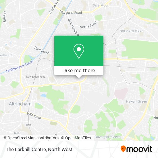 The Larkhill Centre map