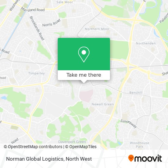 Norman Global Logistics map