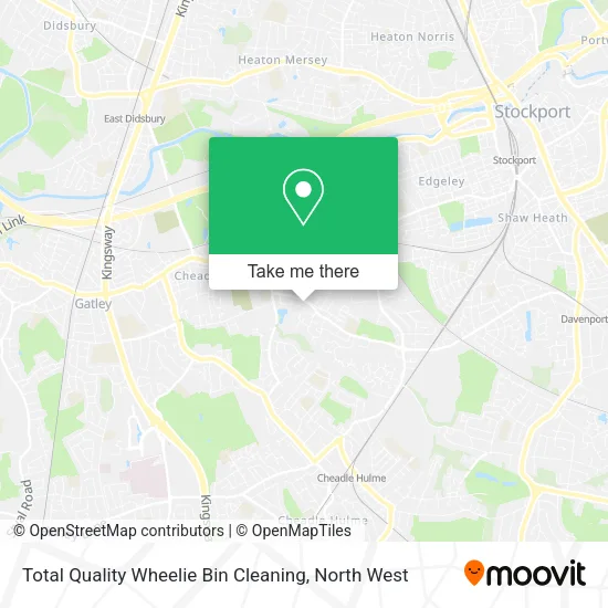 Total Quality Wheelie Bin Cleaning map