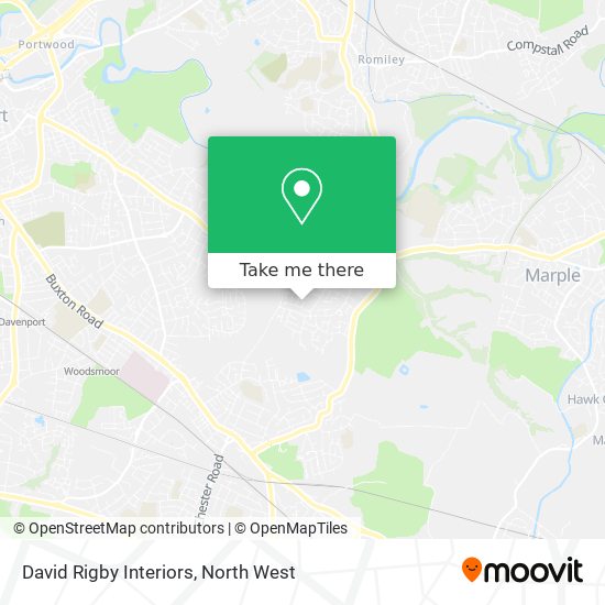 David Rigby Interiors map