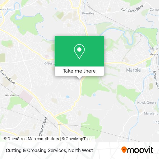 Cutting & Creasing Services map