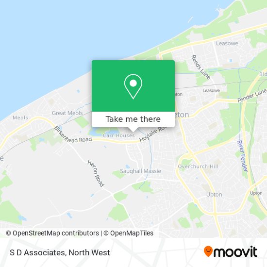 S D Associates map