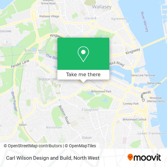 Carl Wilson Design and Build map