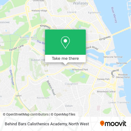 Behind Bars Calisthenics Academy map
