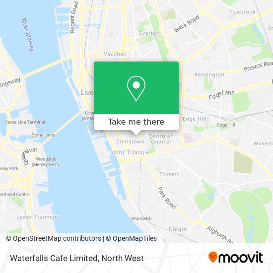 Waterfalls Cafe Limited map