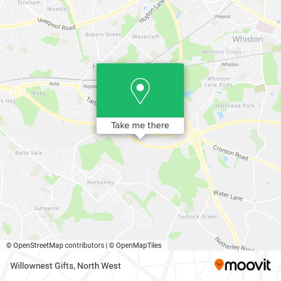 Willownest Gifts map