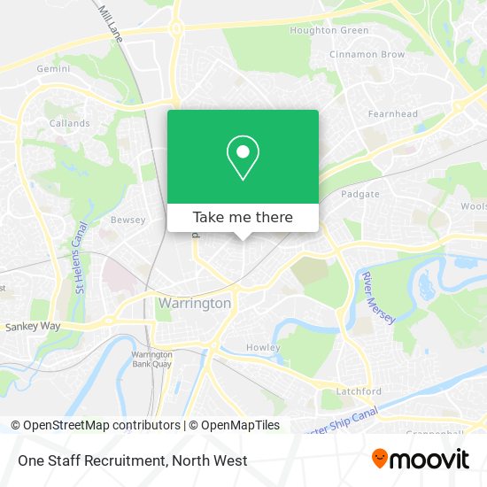 One Staff Recruitment map