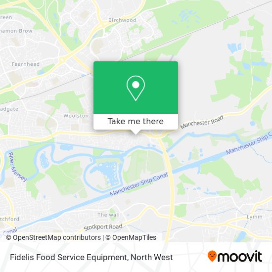 Fidelis Food Service Equipment map