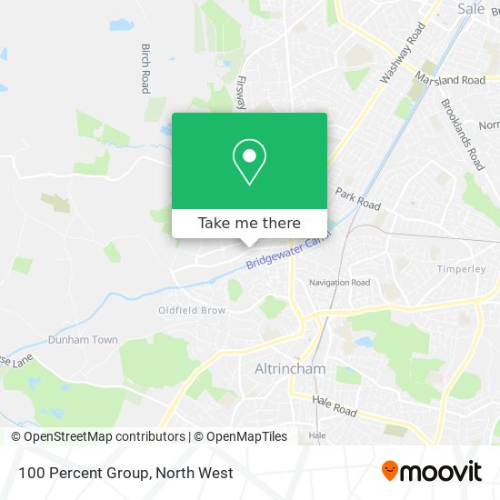 100 Percent Group map