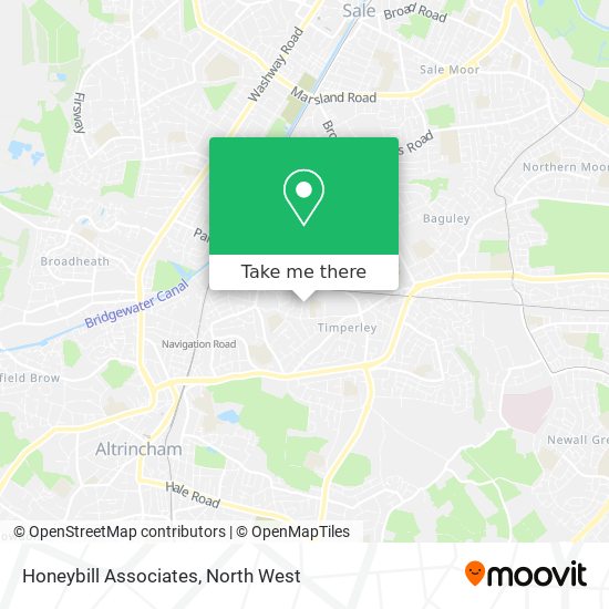 Honeybill Associates map