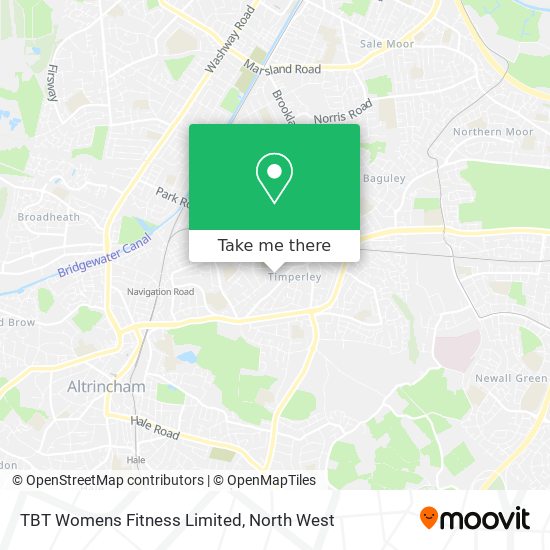 TBT Womens Fitness Limited map
