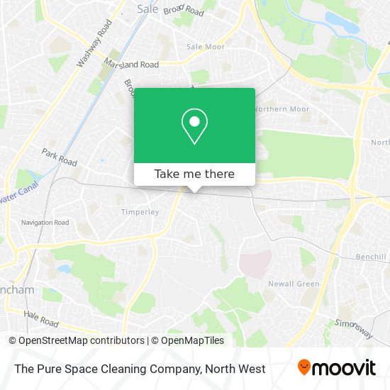 The Pure Space Cleaning Company map