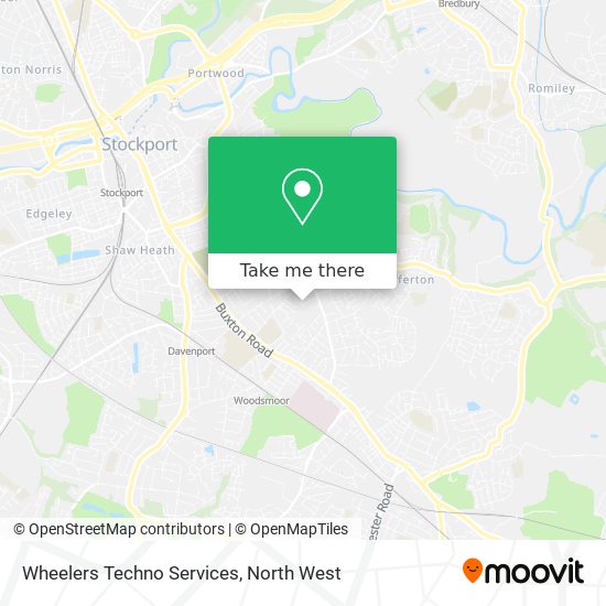 Wheelers Techno Services map