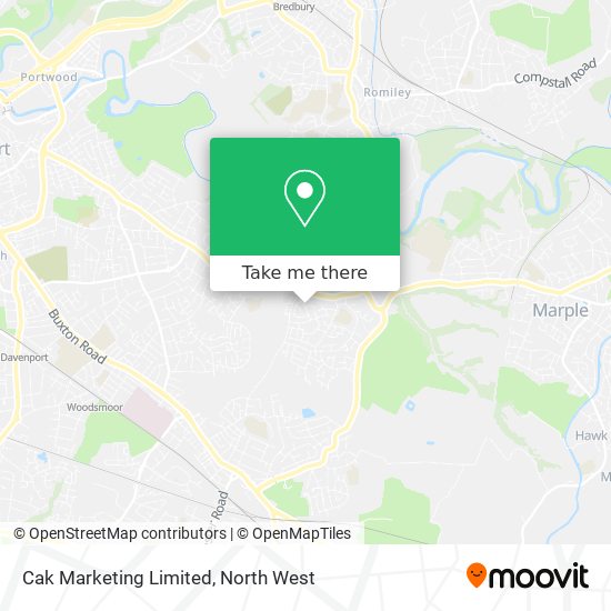 Cak Marketing Limited map