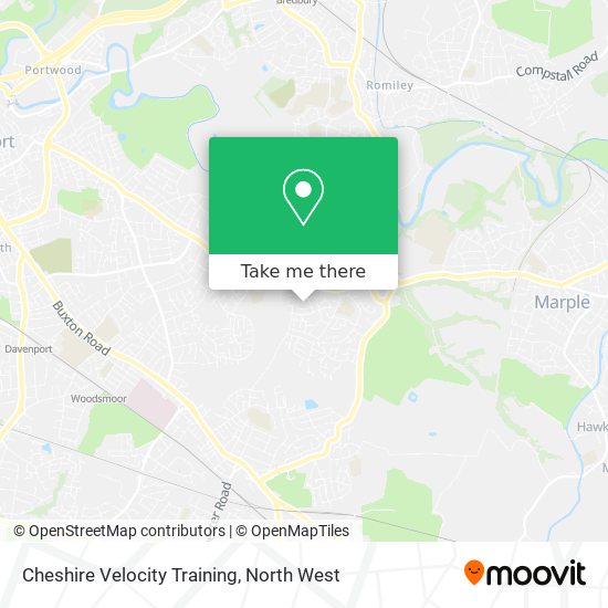 Cheshire Velocity Training map