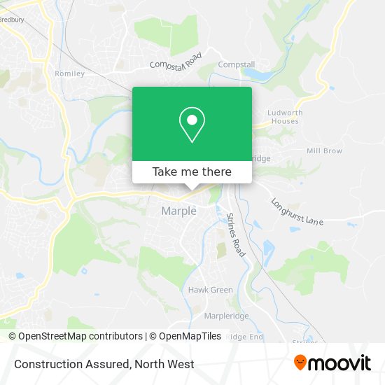 Construction Assured map