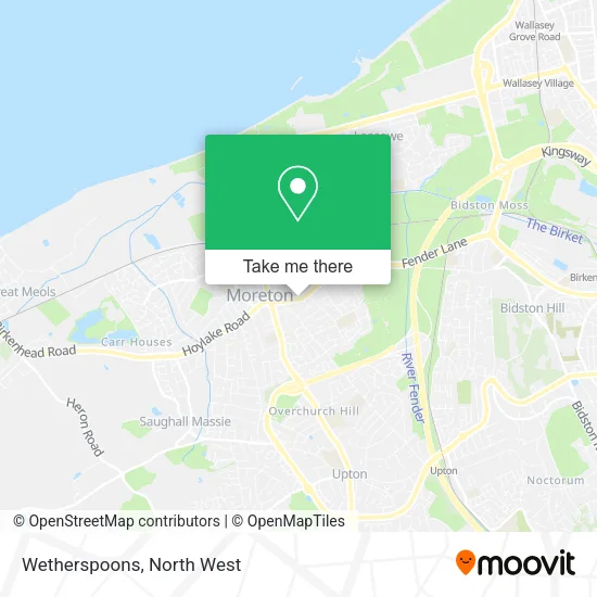 Wetherspoons map