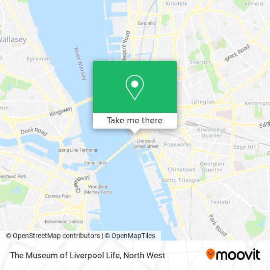 The Museum of Liverpool Life map