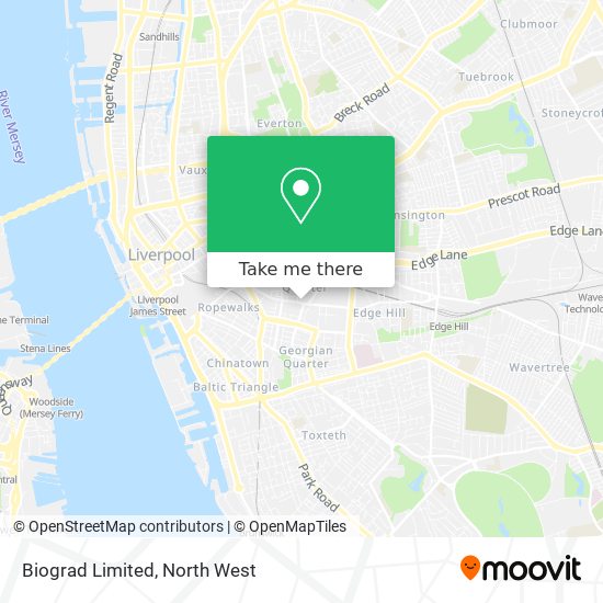 Biograd Limited map