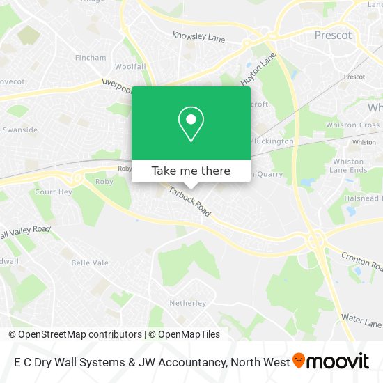 E C Dry Wall Systems & JW Accountancy map