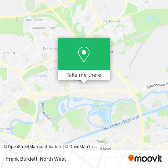 Frank Burdett map