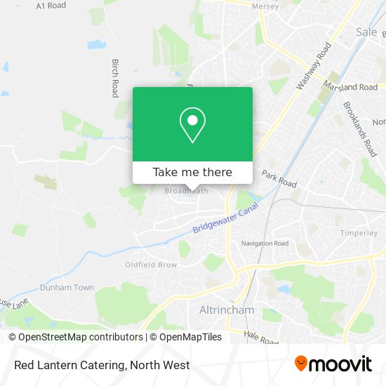 Red Lantern Catering map