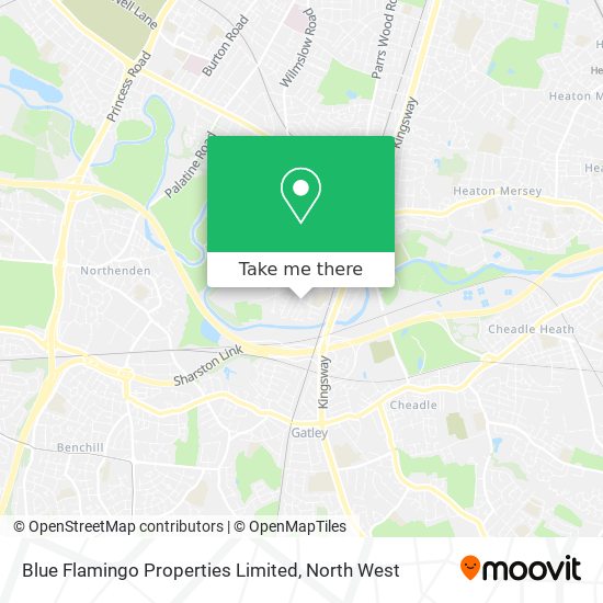Blue Flamingo Properties Limited map