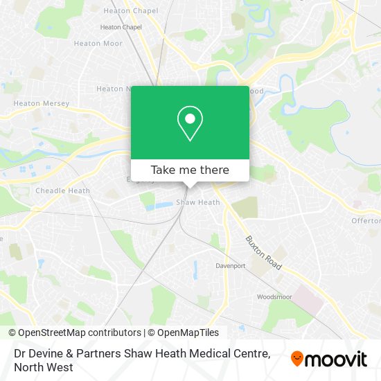 Dr Devine & Partners Shaw Heath Medical Centre map