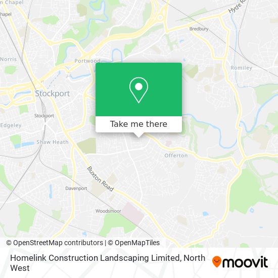 Homelink Construction Landscaping Limited map