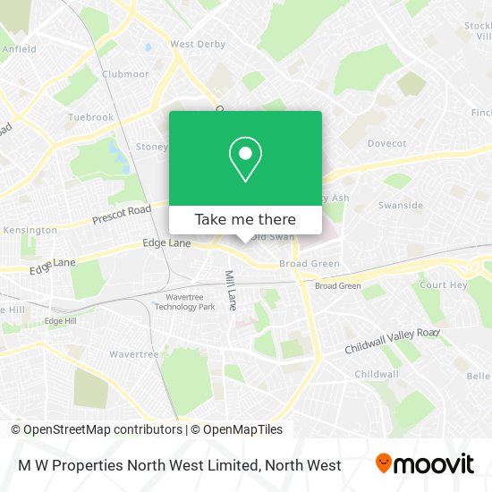 M W Properties North West Limited map