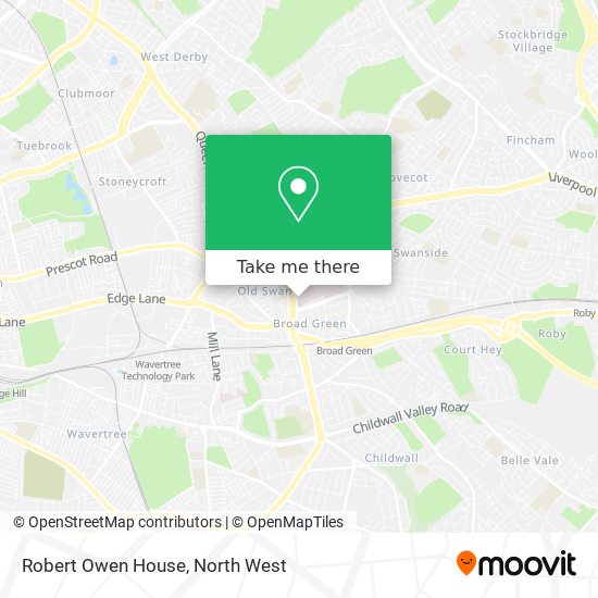 Robert Owen House map