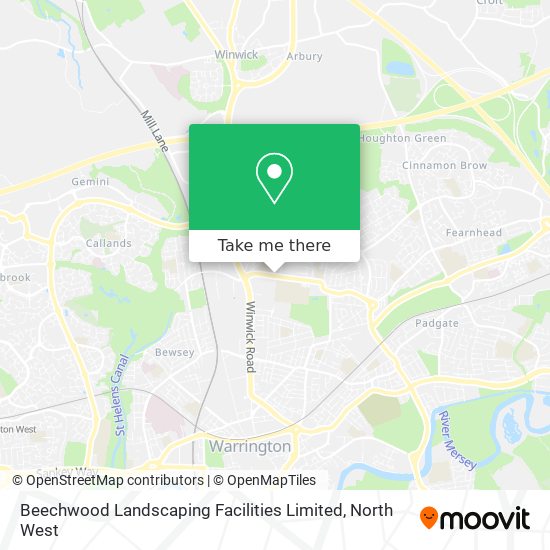 Beechwood Landscaping Facilities Limited map
