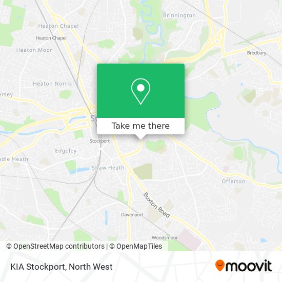KIA Stockport map