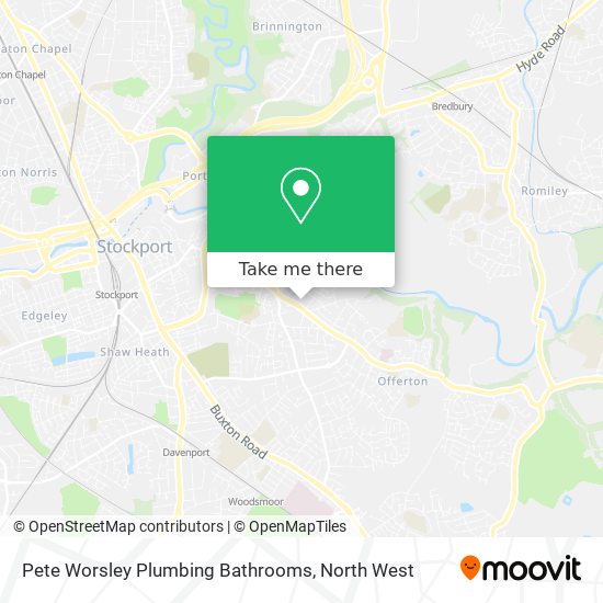 Pete Worsley Plumbing Bathrooms map
