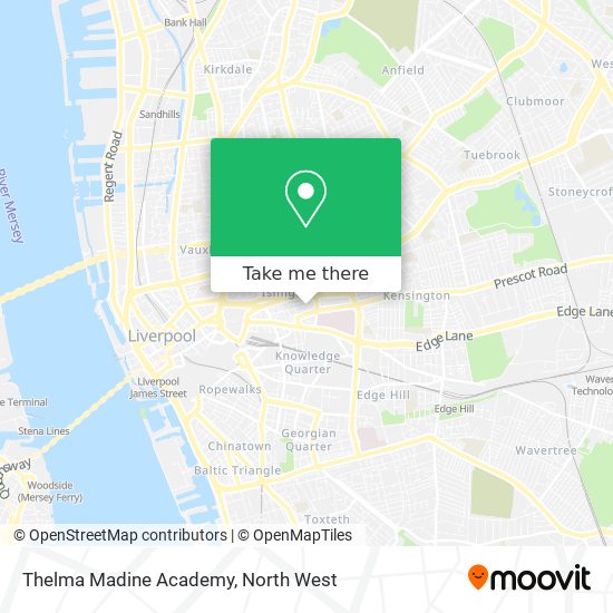 Thelma Madine Academy map
