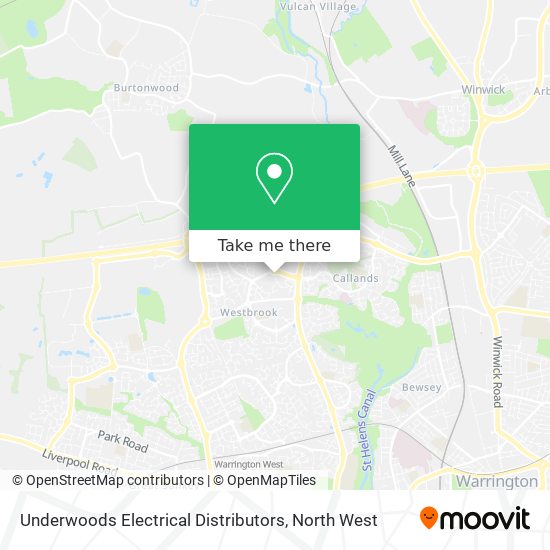 Underwoods Electrical Distributors map