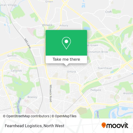 Fearnhead Logistics map