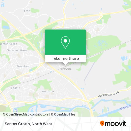 Santas Grotto map