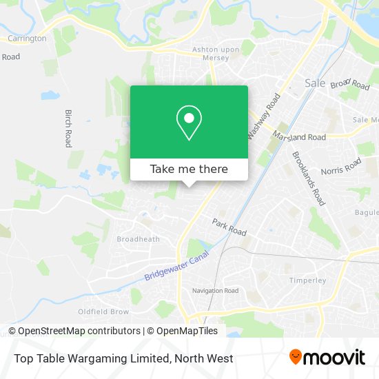 Top Table Wargaming Limited map