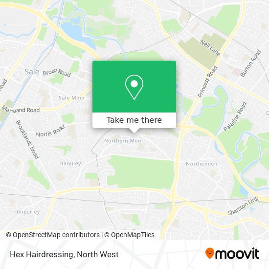 Hex Hairdressing map
