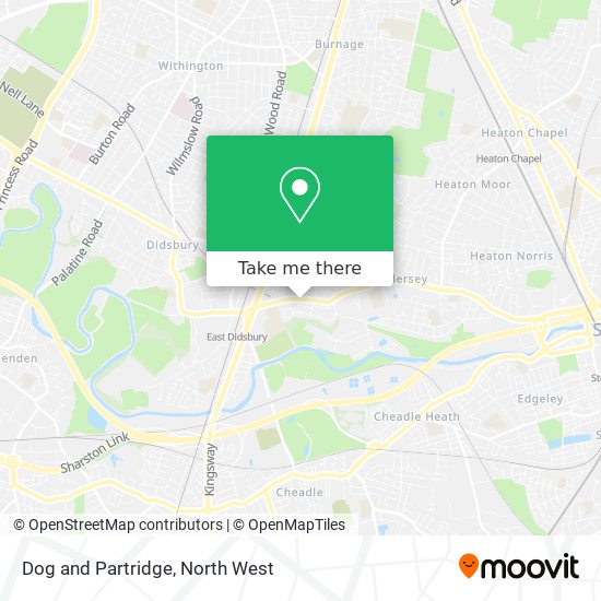 Dog and Partridge map
